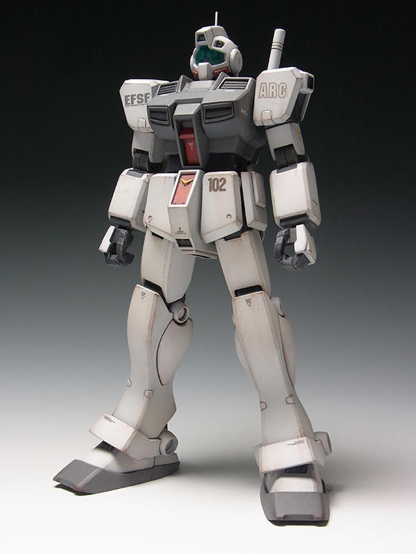 HGUC ジム寒冷地仕様 その9 北の国から。～完成～: 真夜中は別の顔